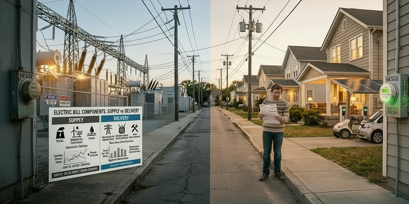 Supply vs. Delivery Rates on Your Electric Bill